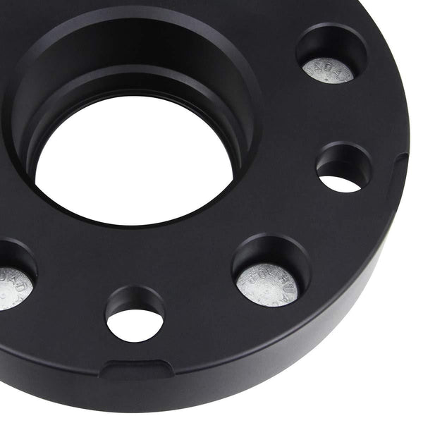Supreme Suspensions - 4pc 2" Hub Centric Wheel Spacers for 2012-2018 Dodge Ram 1500 2WD 4WD 5x5.5" (5x139.7mm) BP with M14x1.5 Studs 77.8mm Center Bore w/Lip [Black]