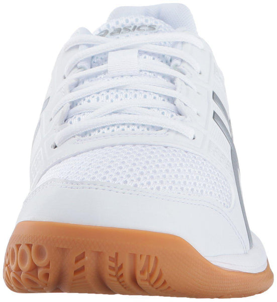 ASICS Womens Gel-Rocket 8 Volleyball Shoe, Silver/White, 9.5 Medium US [product _type] ASICS - Ultra Pickleball - The Pickleball Paddle MegaStore