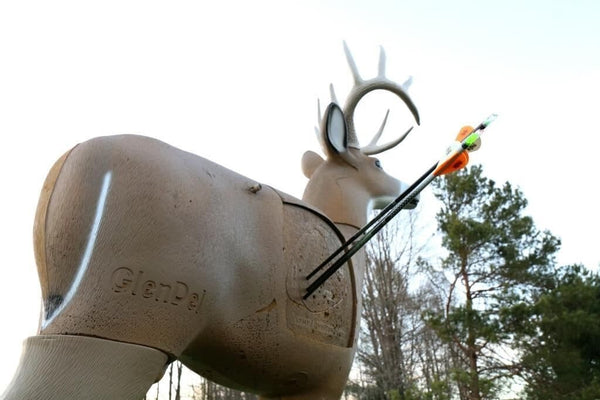 GlenDel Full-Rut Buck 3D Archery Target with Replaceable Insert Core, GlenDel Full-Rut Buck w/4-sided insert