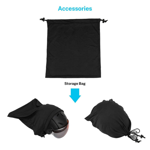 Gonex Ski Helmet with ASTM Certified Safety, Winter Anti-Shock Snowboard Snow Helmet with Adjustable Dial for Men Women Youth, with Storage Bag (White M)