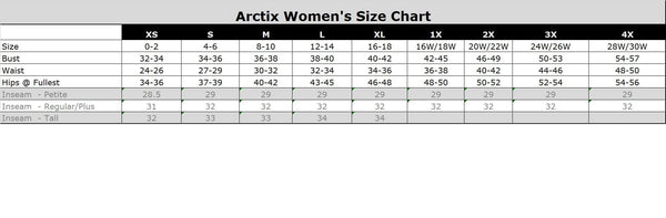 Arctix Women's Insulated Snow Pants, White, Large/Regular