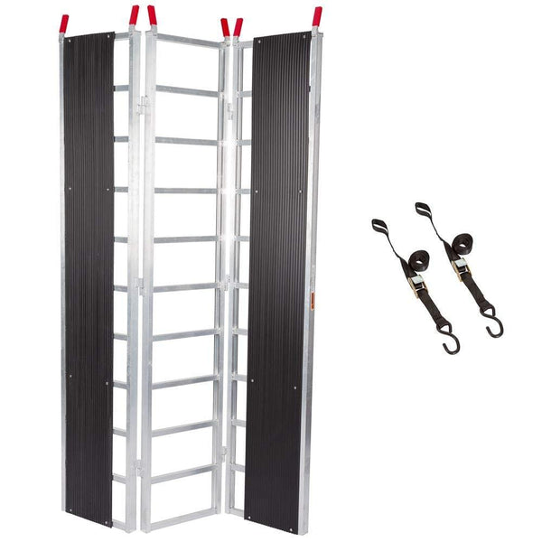 Rage Powersports 94" x 54" Snowmobile Loading Ramp with Center Track Extension