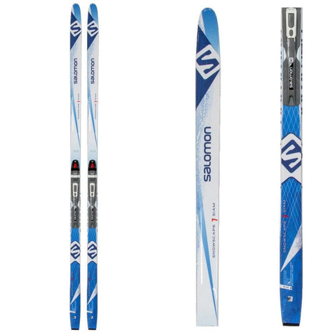 Salomon Snowscape 7 Siam Womens Cross Country Skis with Bindings 2017 - Small/Black