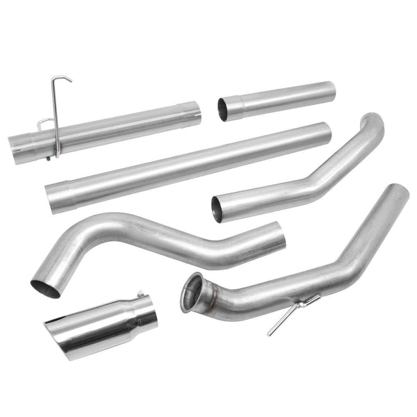 Aluminized 4 inches OD Turbo Catback Exhaust w/5 inches OD Tip for 04-07 Dodge Ram Truck 2500/3500 5.9L