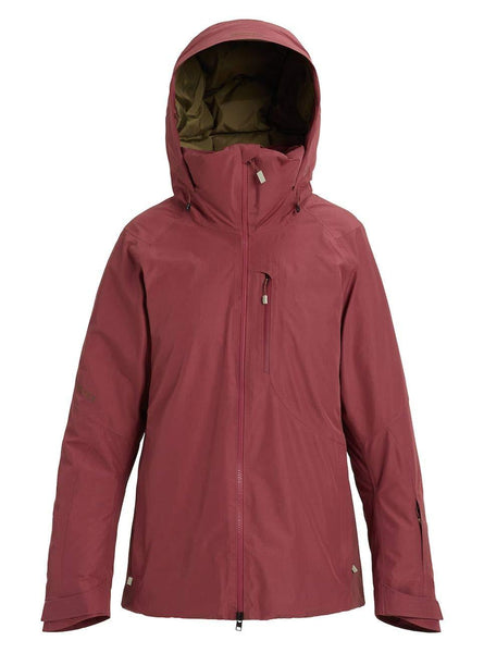 Burton Women's Women's Ak Gore-tex Flare Down Jacket, Rose Brown, Small
