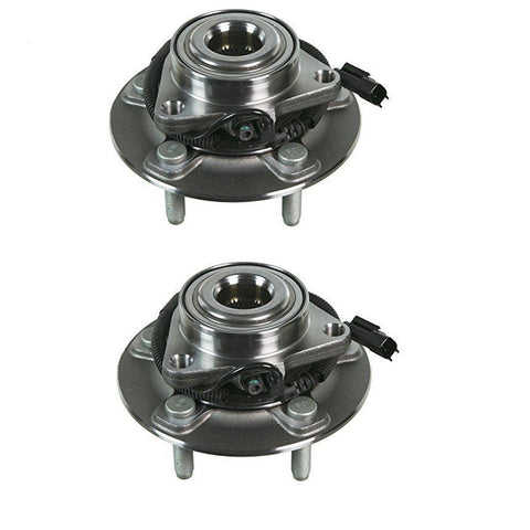 Detroit Axle - New Set (2) Front Driver and Passenger Wheel Hub and Bearing Assembly for 2012-2016 Dodge Ram 1500