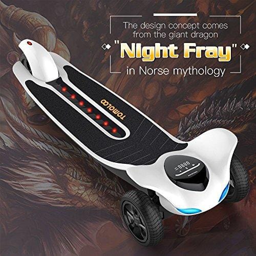 Electric Skateboard with Bluetooth -- TOMOLOO Dragon knight H3  -- Longboard with Remote Controller, 17.5 MPH Top Speed, 12 Miles Max Range