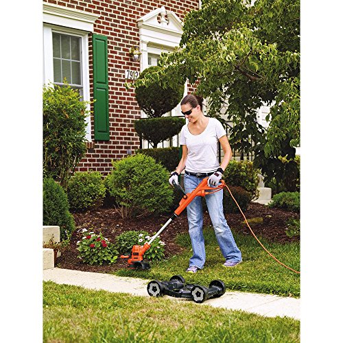 BLACK+DECKER 3-in-1 String Trimmer/Edger & Lawn Mower, 6.5-Amp, 12-Inch (MTE912)