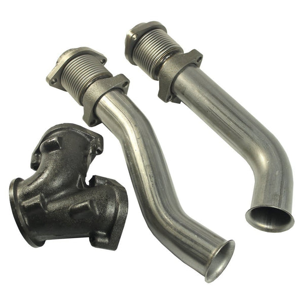 JDMSPEED New Powerstroke Turbo Diesel With Hardware Bellowed Up Pipe Kit For 99-03 Ford 7.3L 679-005