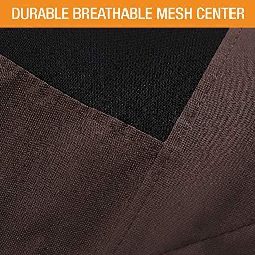 K&H Pet Products Original Dog Cot, Elevated Pet Bed, Chocolate/Mesh, Large