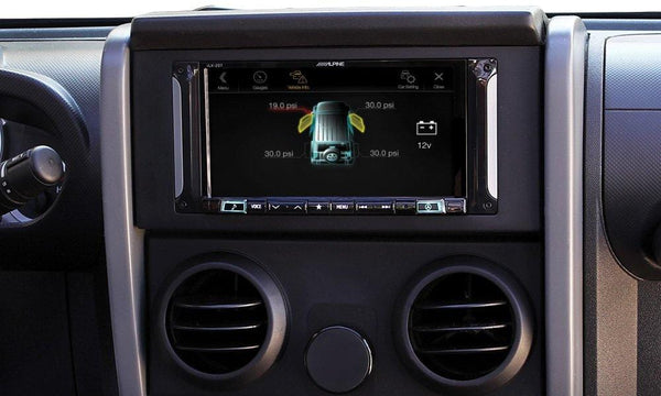 Alpine Electronics i207-WRA 7" Mech-Less Restyle Dash System with Apple Car Play & Android Auto for Jeep Wrangler (2007-2017)