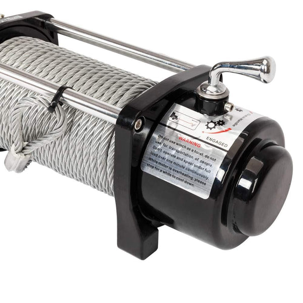 12000lbs 12V Electric Recovery Winch with Wireless Remote Towing fit for Truck SUV ATV Trailers