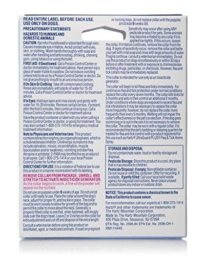 Hartz UltraGuard Flea & Tick Collar for Dogs and Puppies - 26" Neck, 7 Month Protection