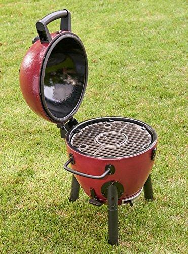 Char-Griller E06614 AKORN Jr, Red Charcoal kamado Grill