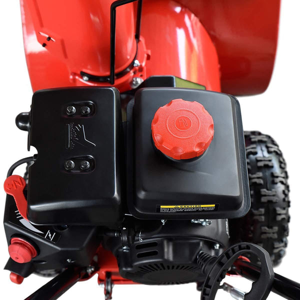 HUMBEE Tools SB2-20156M Two Stage Gas Snow Thrower with Manual Start Engine, 20" Wide Intake