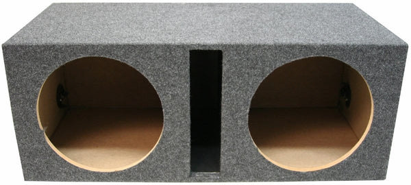 Dual 12" Kicker CompC Sub Package with Kicker 46CXA400.1 Amp & Vented Enclosure