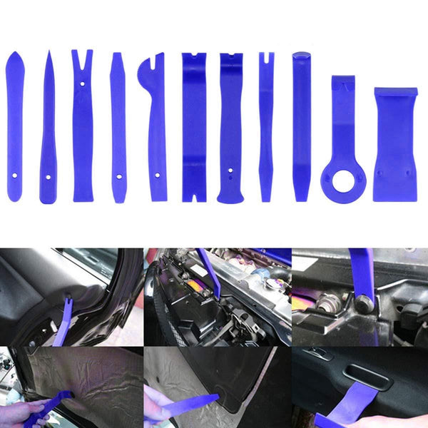 19Pcs Trim Removal Tool,Car Panel Door Audio Trim Removal Tool Kit, Auto Clip Pliers Fastener Remover Pry Tool Set with Storage Bag