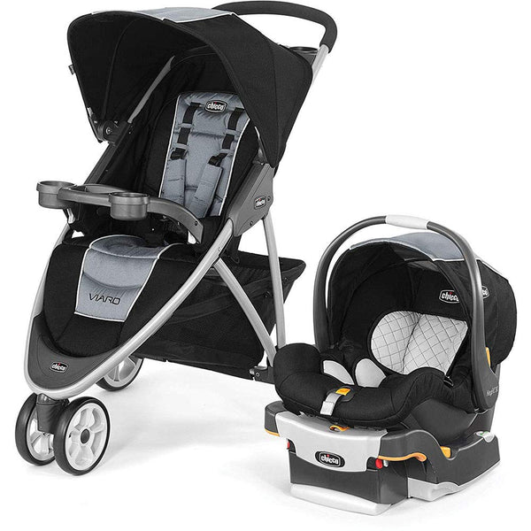 Chicco Viaro Stroller Travel System with Extra Car Seat Base - Techna