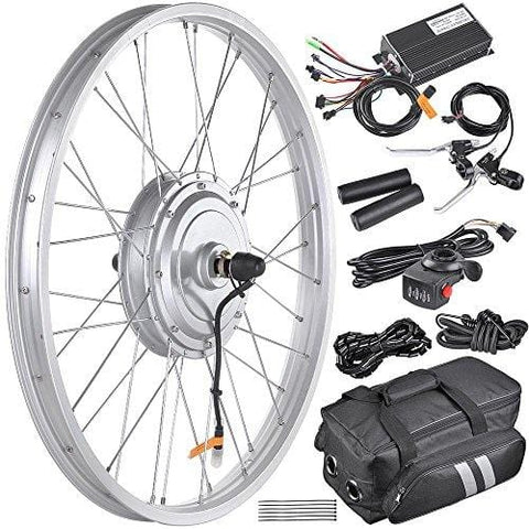 AW 20.5" Electric Bicycle Front Wheel Frame Kit for 24" 36V 750W 1.95"-2.5" Tire E-Bike