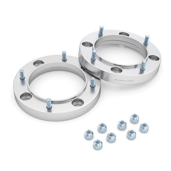 RockTrix - 1 inch ATV Wheel Spacers (4x156, 3/8x24 Studs, Cone Seat Nuts) Compatible with Various Polaris and Kawasaki (Read Listing for Year Model Info) UTV Silver V3 25mm 2pcs
