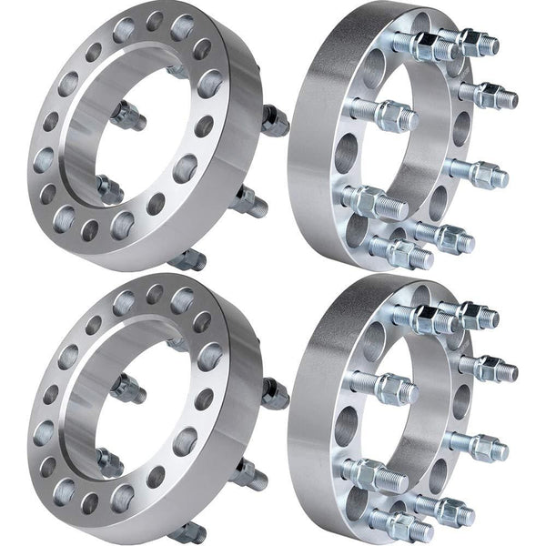OCPTY replacement parts for 4X 1.5 inch 8x6.5 to 8x6.5 Wheel Spacers 8 lug Fits for Ford F250 F350 Dodge Ram 2500 3500 (8x165.1 9/16" Studs)