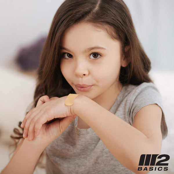 M2 BASICS 300 Piece (40 Unique Items) First Aid Kit w/Bag | Free First Aid Guide | Emergency Medical Supply | for Home, Office, Outdoors, Car, Camping, Travel, Survival, Workplace