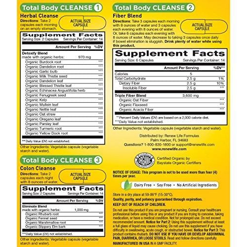 Renew Life Total Body Cleanse - 14-Day Program