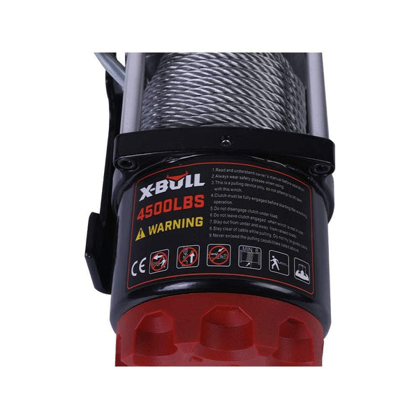 X-BULL 4500LBS Winch (Steel Cable)
