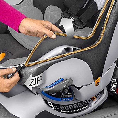 Chicco NextFit iX Zip Air Convertible Car Seat, Surf