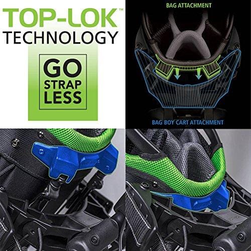 Bag Boy Quad XL Golf Cart, Matte Black/Red