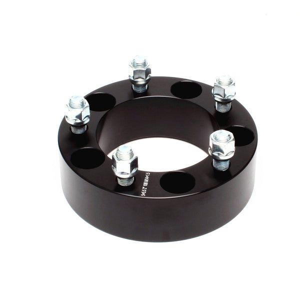 APL-032BK 4pcs 5x5.5 to 5x5.5 Bolt Pattern Hubcentric Wheel Spacers 2"(50mm) Thick with 14x1.5 Studs 108MM Hub Bore for Dodge Ram 1500 2012-2018 Black