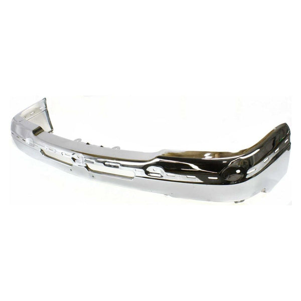 MBI AUTO - Chrome Steel, Front Bumper Face Bar for 2003-2006 Chevy Avalanche & Silverado 1500/2500 & 2007 Silverado Classic Pickup, GM1002416