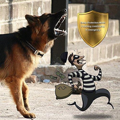 Aeetone Bark Collar Upgrade 7 Sensitivity Rechargeable Humane Dog No Bark Collar with Vibration and No Harm Shock for Small Medium Large Dog (Gold)