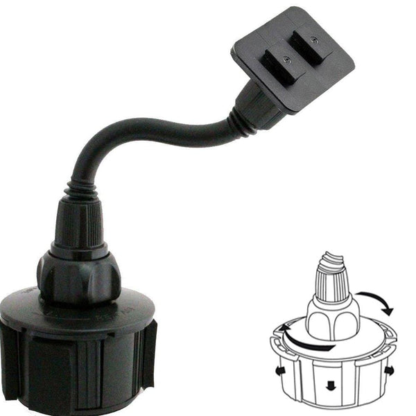 ChargerCity 8" Flexible Bendy Drinks Cup Holder Mount for Edge Products Insight CT CTS 2 CT2 CTS2 Evolution Juice SCT X4 SF4 AUTO Auto Tuner Programmer Programming Gauge Monitor Device