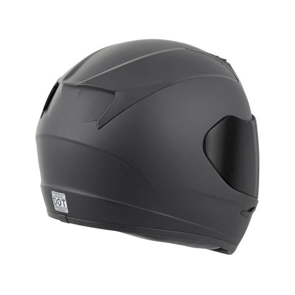 Scorpion EXO-R320 Full-Face Solid Helmet Matte Black Medium (More Size Options)