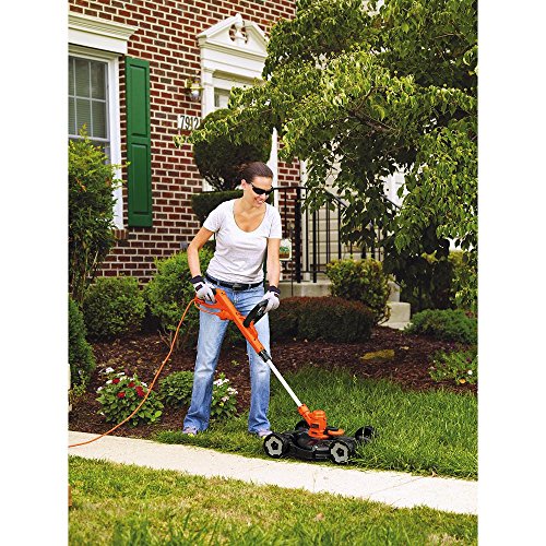 BLACK+DECKER 3-in-1 String Trimmer/Edger & Lawn Mower, 6.5-Amp, 12-Inch (MTE912)