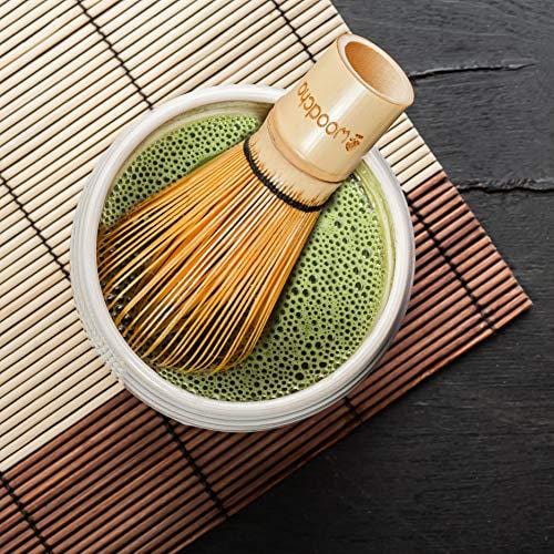 Matcha set included matcha whisk (Chasen) matcha scoop (Chashaku) and matcha spoon Traditional Handmade matcha starter kit easy turns organic matcha green tea powder into ceremonial matcha tea