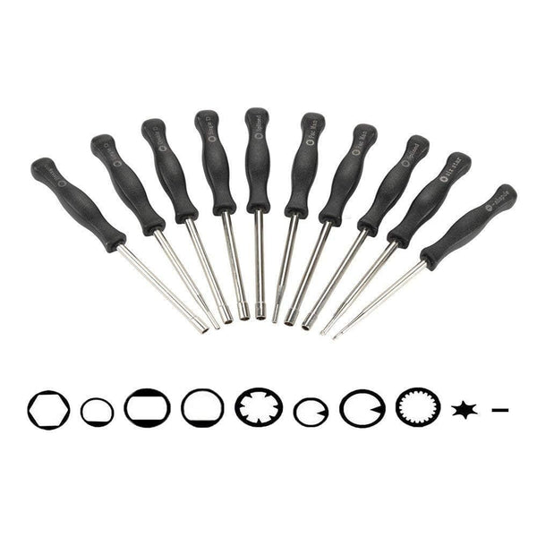 TOPEMAI 10Pcs Carburetor Adjustment Tool Kit for Common 2 Cycle Small Engine with 3 Sizes Fuel Line Hose-Craftsman Screwdrivers Set