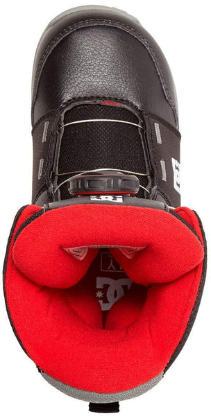 DC Scout BOA Snowboard Boots Kid's Sz 3 Black