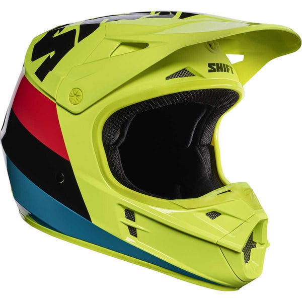 2017 Shift White Label Tarmac Helmet-Flo Yellow-M