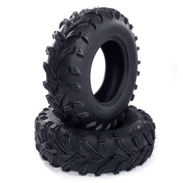 ATV/UTV Tires 26x9-12 Front Left And Right Tubeless Set of 2 26x9x12 6PR P377 All Terrain 26 9 12 Tires Load Range C