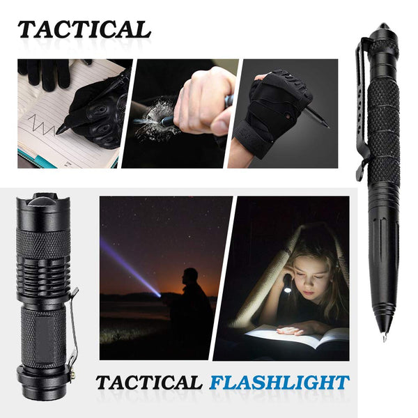 Mrignt Survival Kits 12-in-1, Emergency Tools Gift for Men, Professional First aid Survival Kits