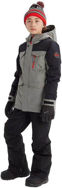 Burton Kids & Baby Covert Jacket, Bog Heather/True Black, Large