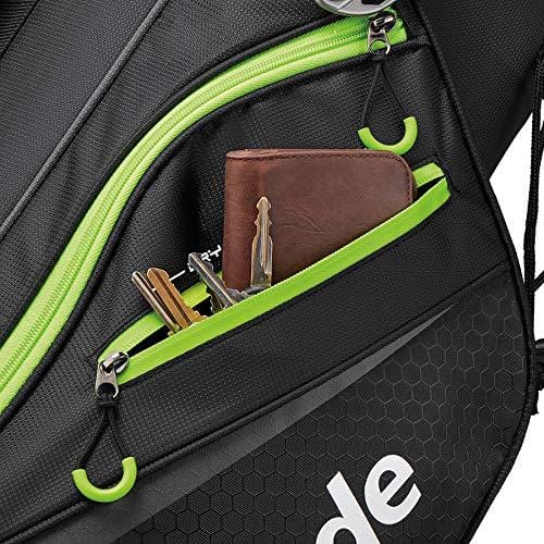 TaylorMade 2019 Golf Select Stand Bag, Black/Green