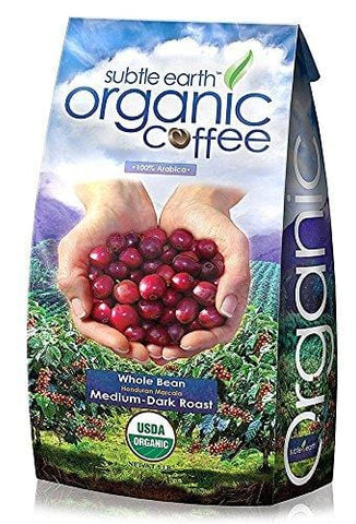 5LB Cafe Don Pablo Subtle Earth Organic Gourmet Coffee - Medium Dark Roast - Whole Bean Coffee - USDA Certified Organic Arabica Coffee - (5 lb) Bag