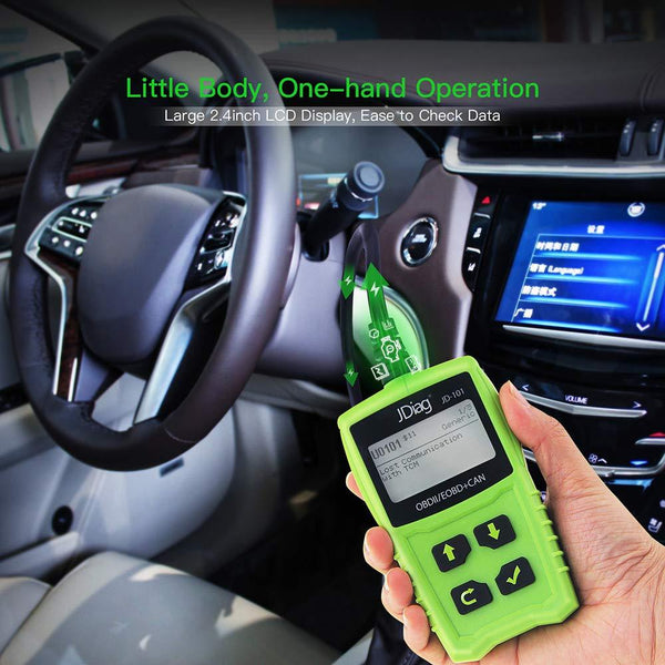 Obd2 Scanner with Speaker Function Code Reader Car Diagnostic Tool with Reset 8 Language for All Vehicles in Compliance with OBDII Standards in 1996 and Beyond