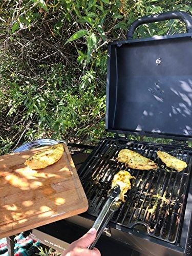 Blackstone Grills Tailgater - Portable Gas Grill and Griddle Combo - Barbecue Box - Two Open Burners â€œ Griddle Top - Adjustable Legs - Camping Stove Great for Hunting, Fishing, Tailgating and More