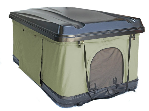 TMB Green Pop Up Roof Overland Tent Universal for Cars Trucks SUVs Camping Travel Mobile