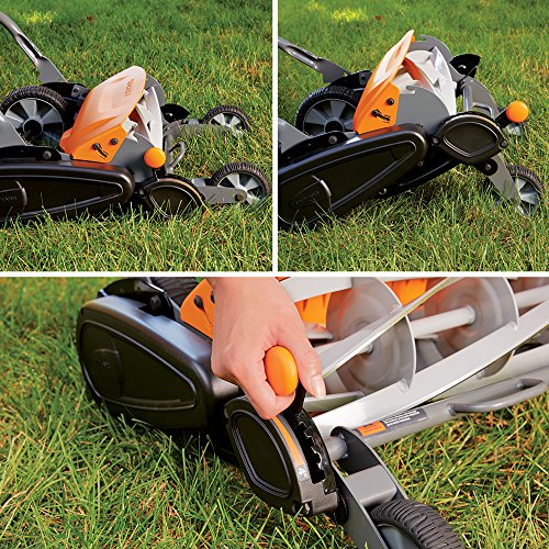 Fiskars StaySharp Max Reel Mower, 18 Inch (362050-1001),Black