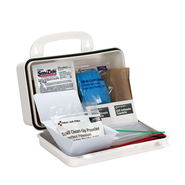 First Aid Only 6021 21-Piece Bloodborne Pathogen Spill Clean Up Kit